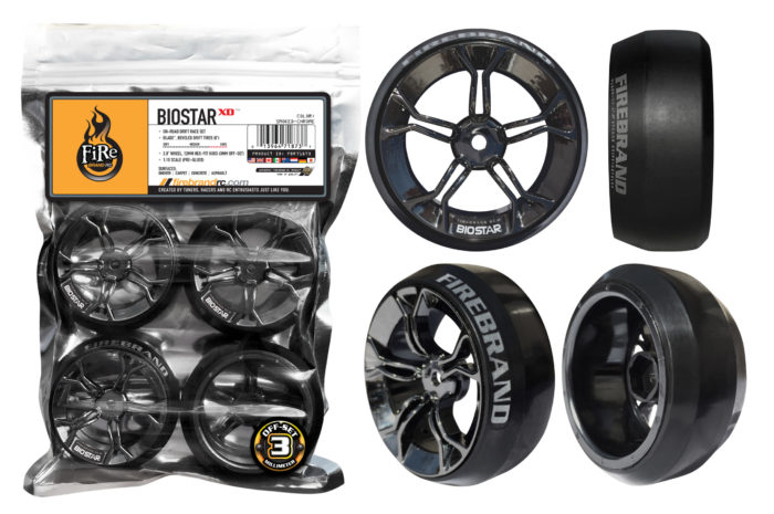 BIOSTAR-XD3™ 1:10 Drift Race 0º (HDPE)