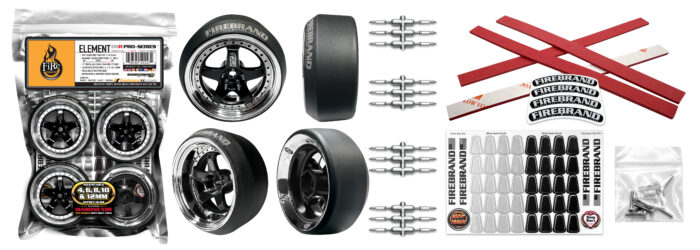 ELEMENT-DSR 5˚ PRO-SERIES COMPETITION DRIFT KIT 1:10 SCALE (ADJUSTABLE HUB OFF-SETS)