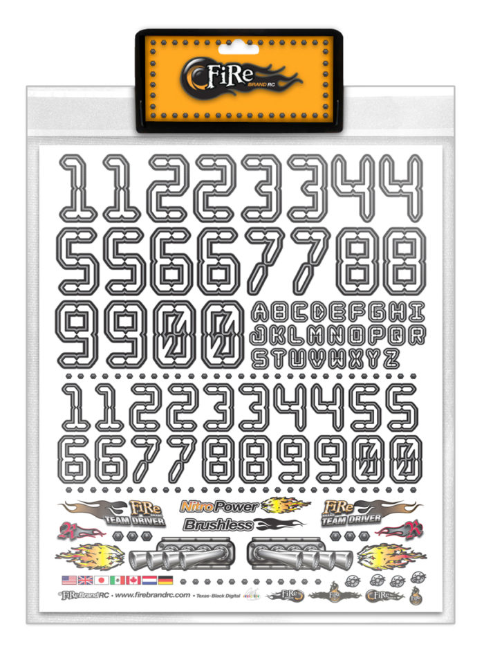 NUMB3RS™ DIGITAL WHITE w/BLACK