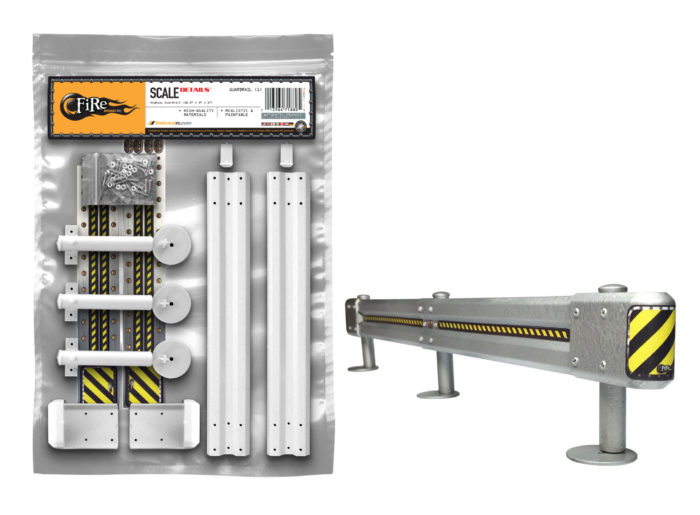 SCALE HIGHWAY GUARDRAIL (18.5”)
