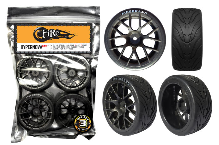 HYPERNOVA-RT3™ 1:10 Race Tread