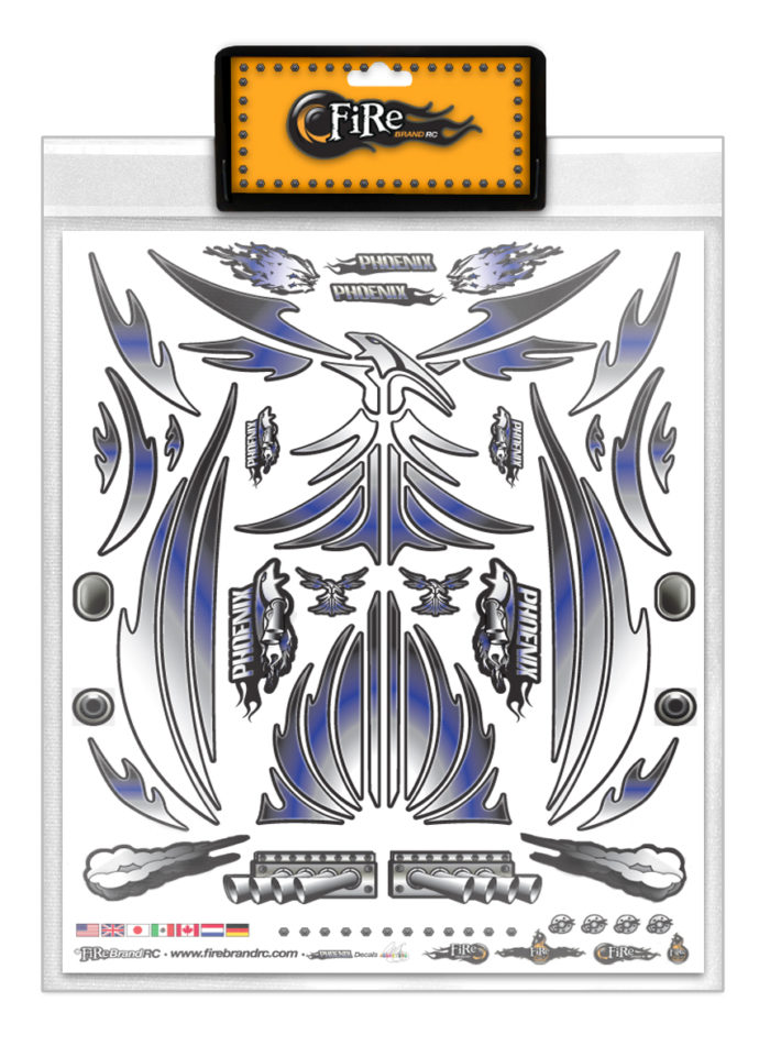 PHOENIX BLUE DECALS