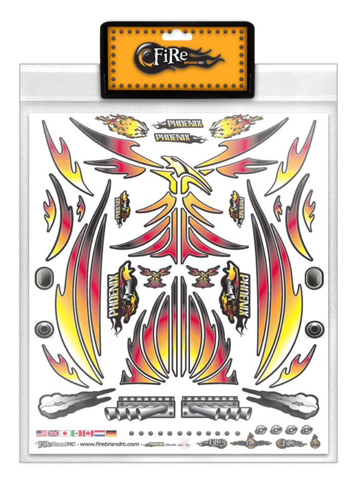 PHOENIX ORANGE DECALS