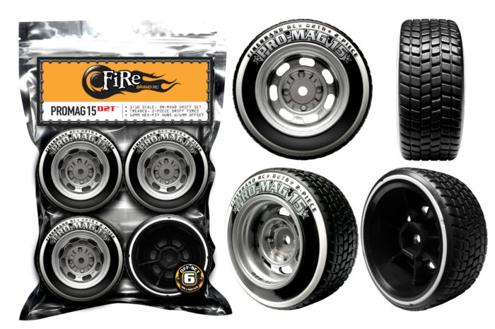 PRO-MAG 15-D2T6™ 1:10 Two-Piece Drift Tread