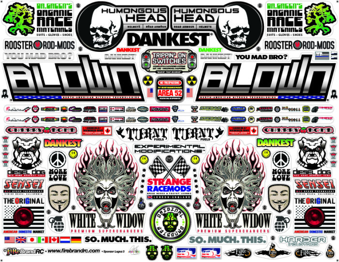SPONSOR LOGOS 3 DECALS - Image 2