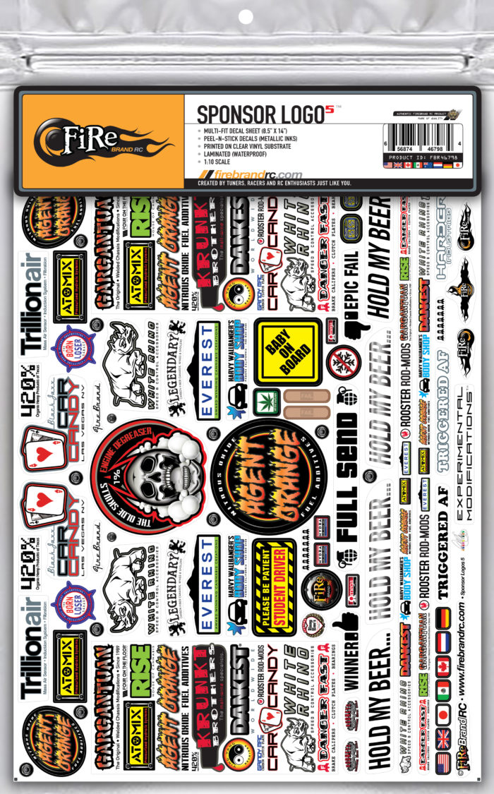 SPONSOR LOGOS 5 DECALS